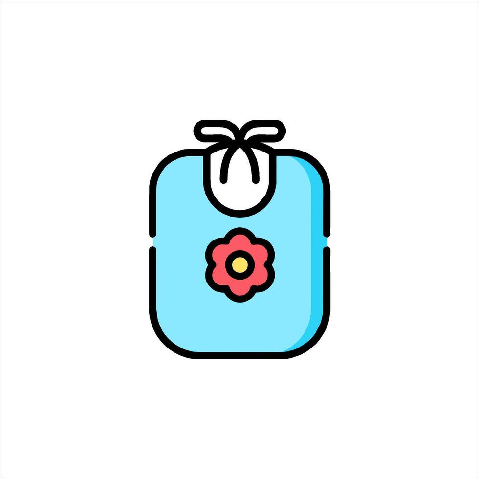 Baby bag icon illustration vector
