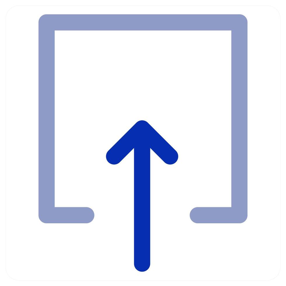 Upload arrow icon vector