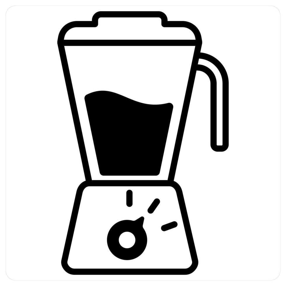 Blender icon concept in black duo line color vector