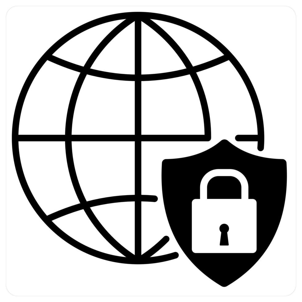 Network Security icon concept vector