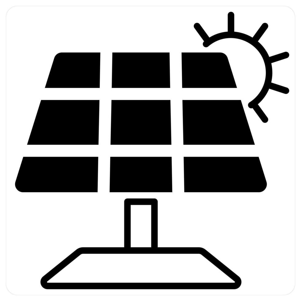 Solar Panel icon concept vector