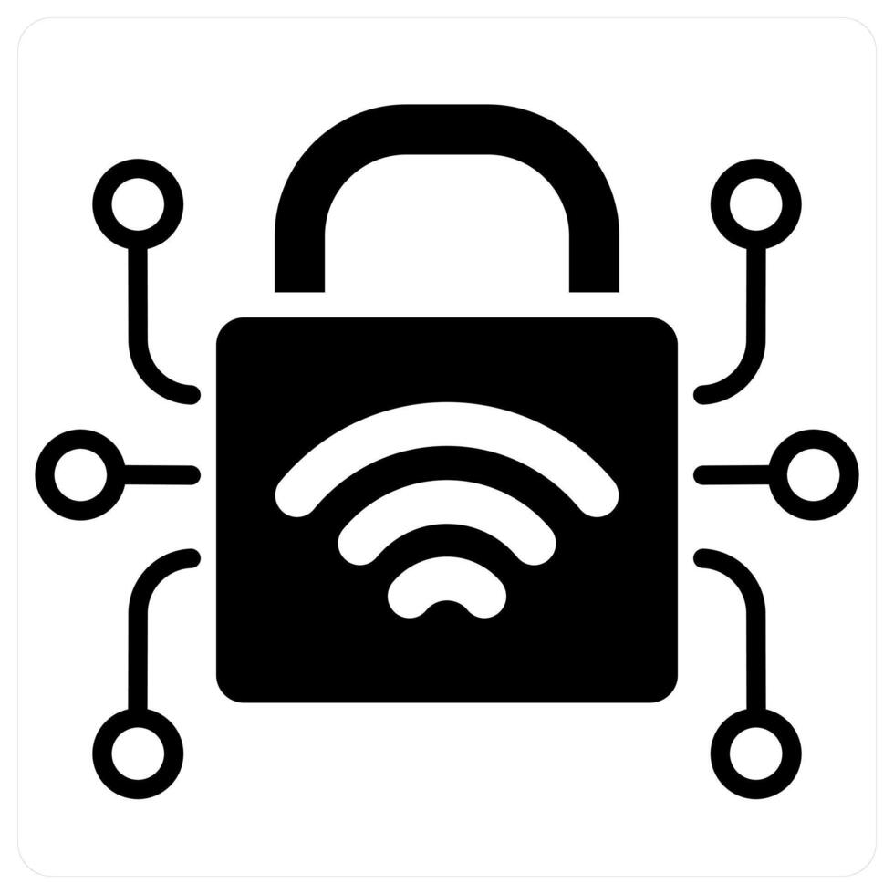 Secure Connection icon concept vector