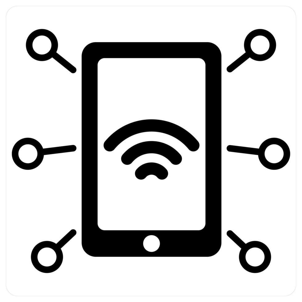 NFC Technology icon concept vector