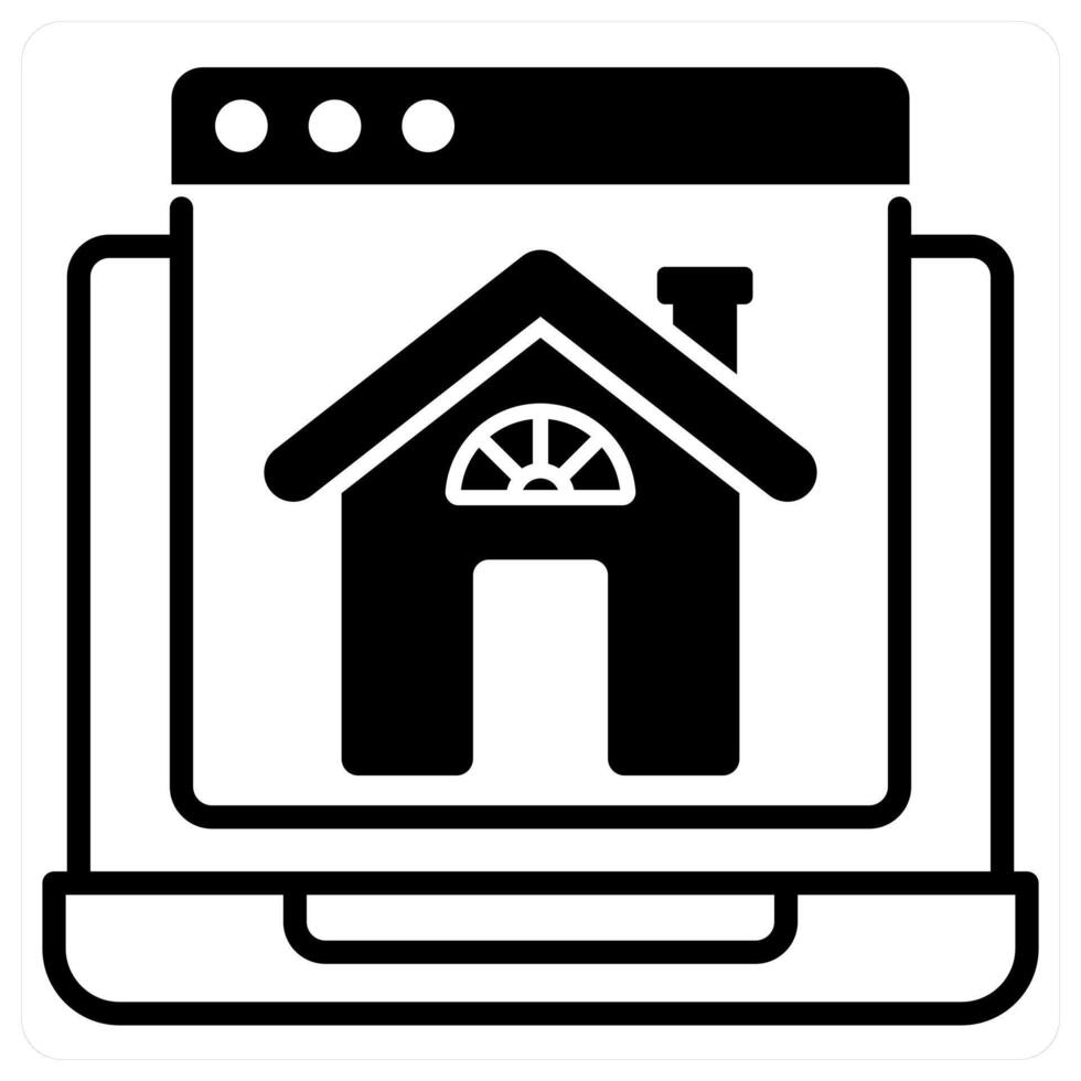 Homepage icon concept vector