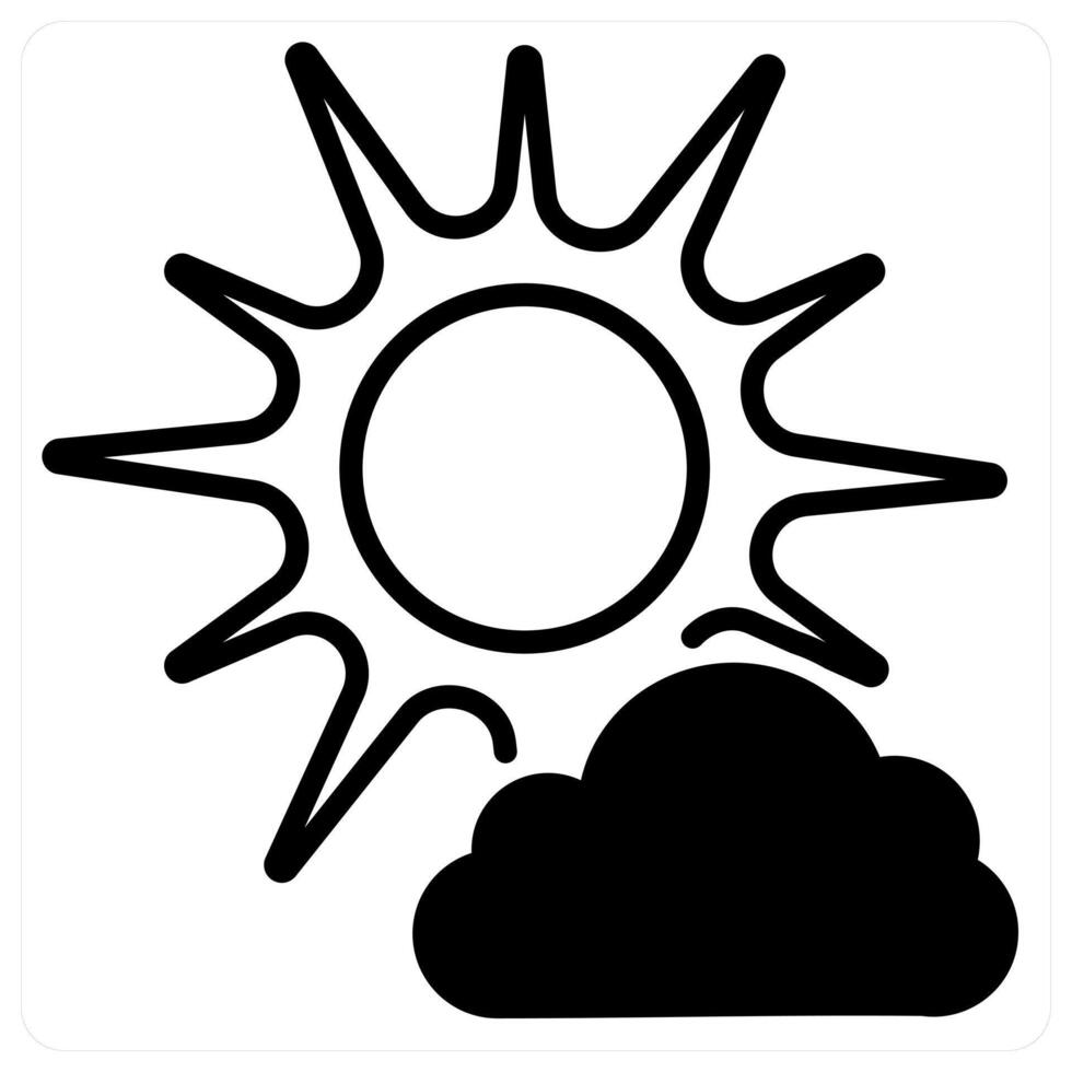 Little Cloud icon concept vector
