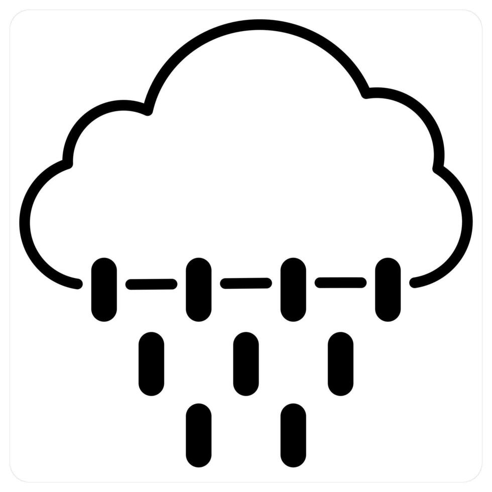 Downpour icon concept vector
