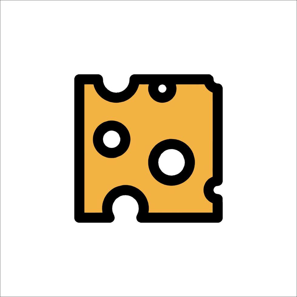Cheese icon illustration vector