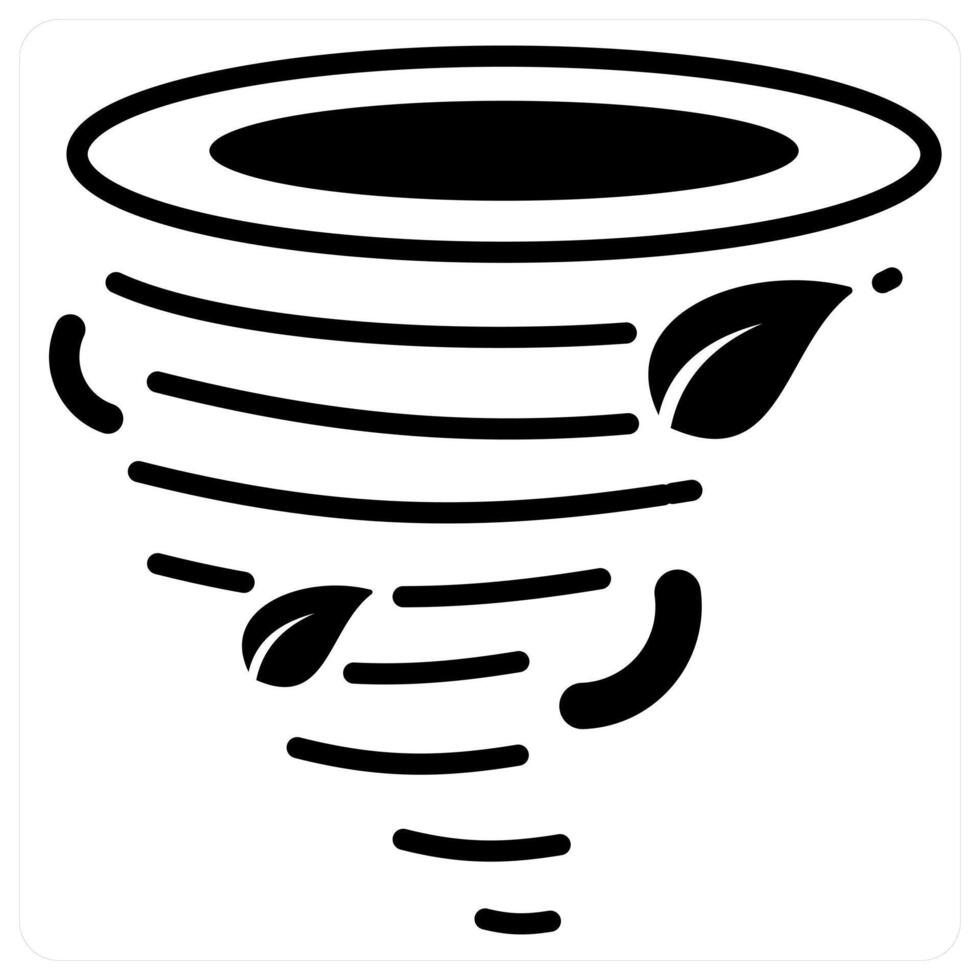 Tornado icon concept vector