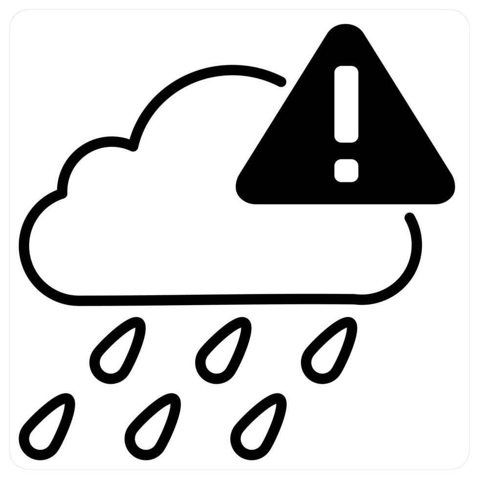 Weather Alert icon concept vector