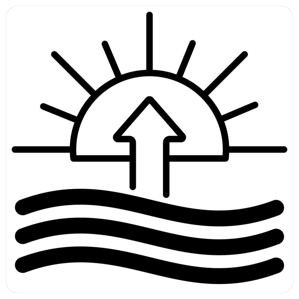 Sunrise icon concept vector