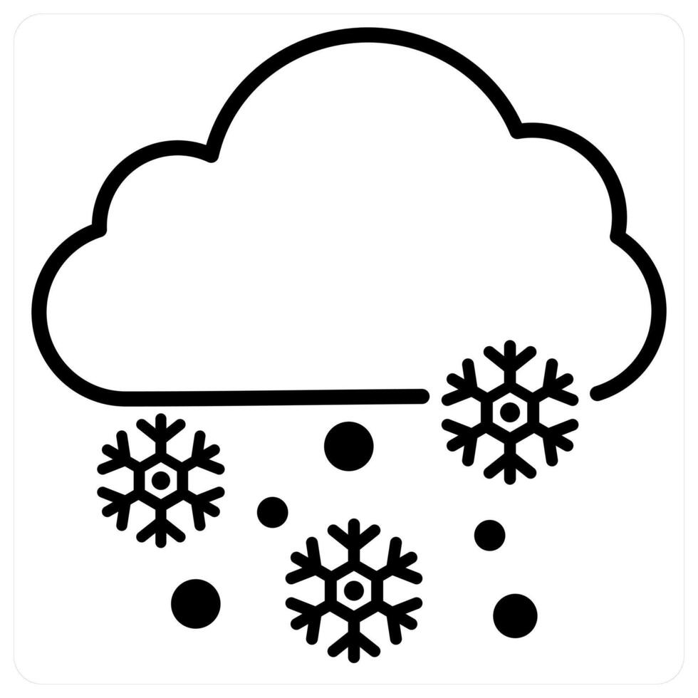 Snow icon concept vector