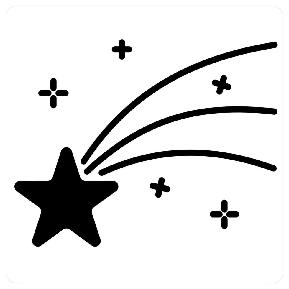 Shooting Star icon concept vector