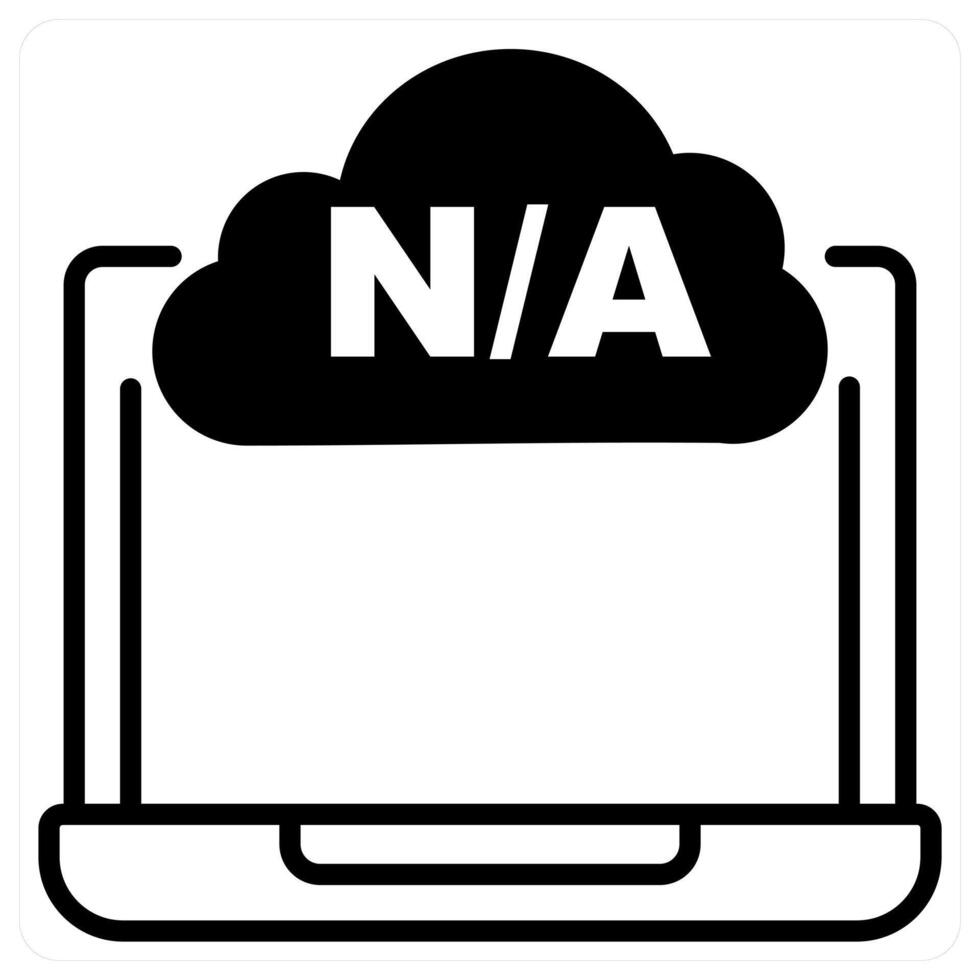 Not Available icon concept vector