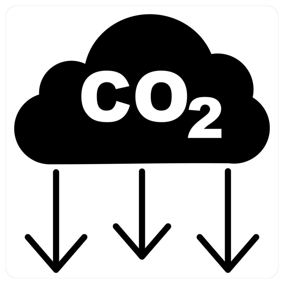 Co2 icon concept vector
