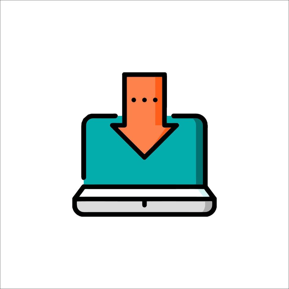 Download icon illustration vector
