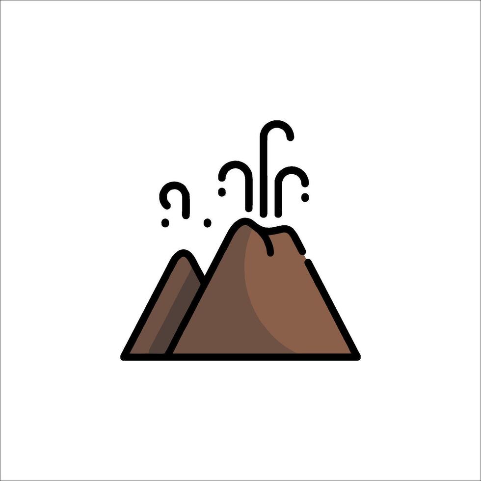 Volcano icon, volcano icon, volcano icon, volcano icon, volcano icon, volcano icon, vector
