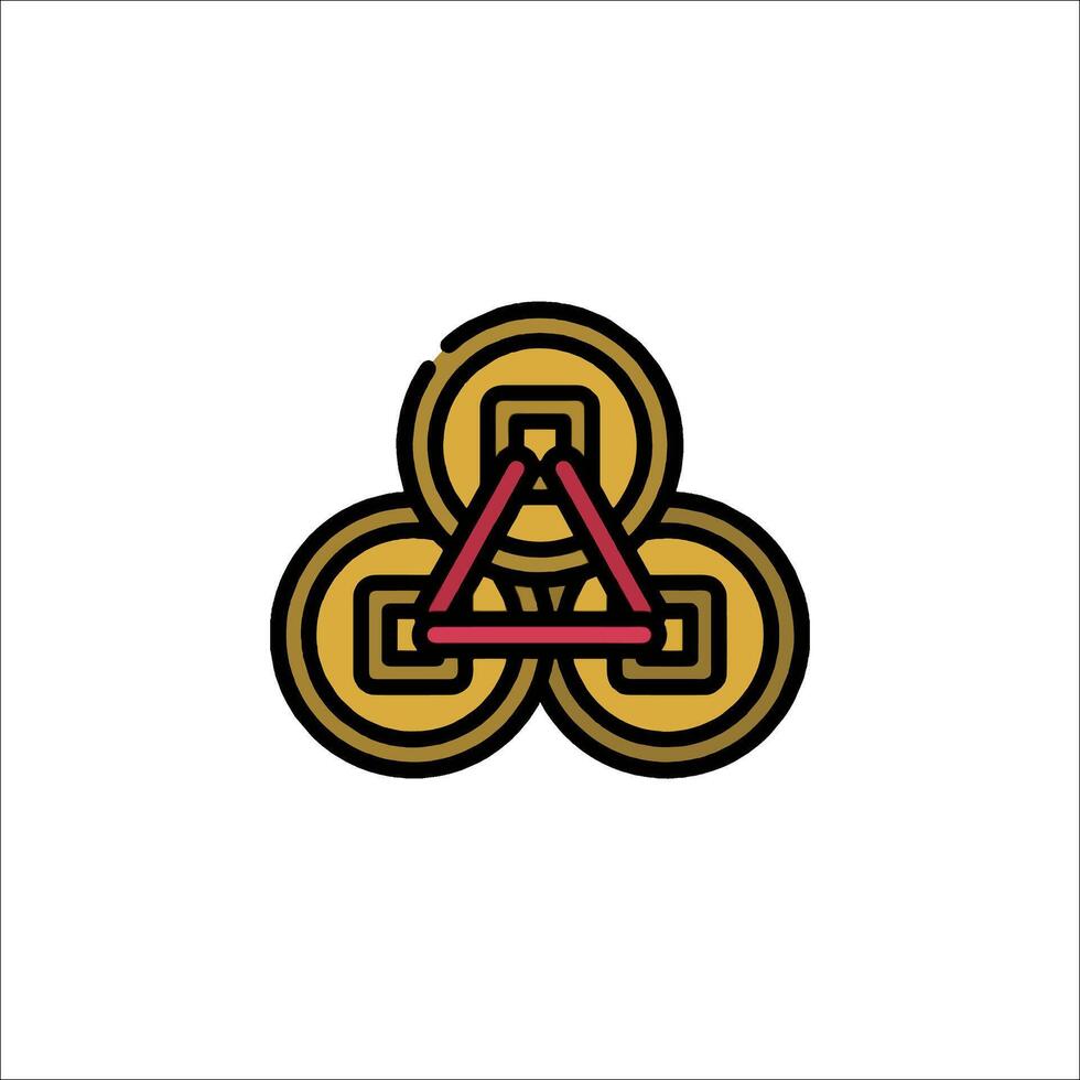 A logo for a company that makes a symbol for a triangle vector