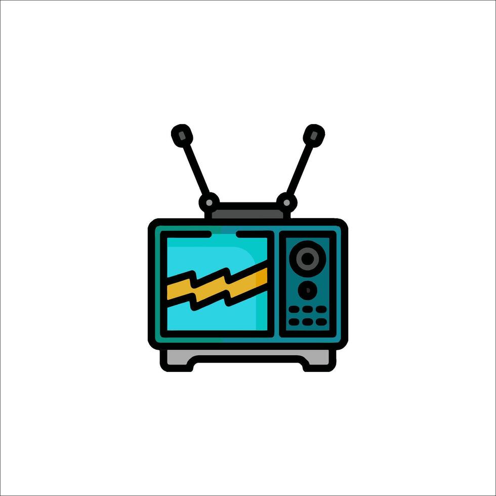 Tv icon illustration vector