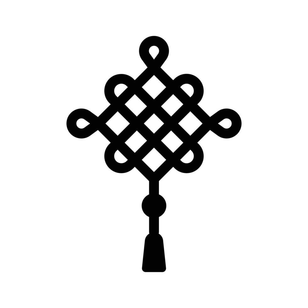 Have a look at this amazing icon of chinese knot in modern style.,. vector