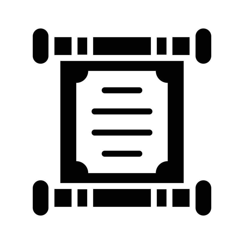 Visually appealing icon of chinese scroll in trendy design style. vector