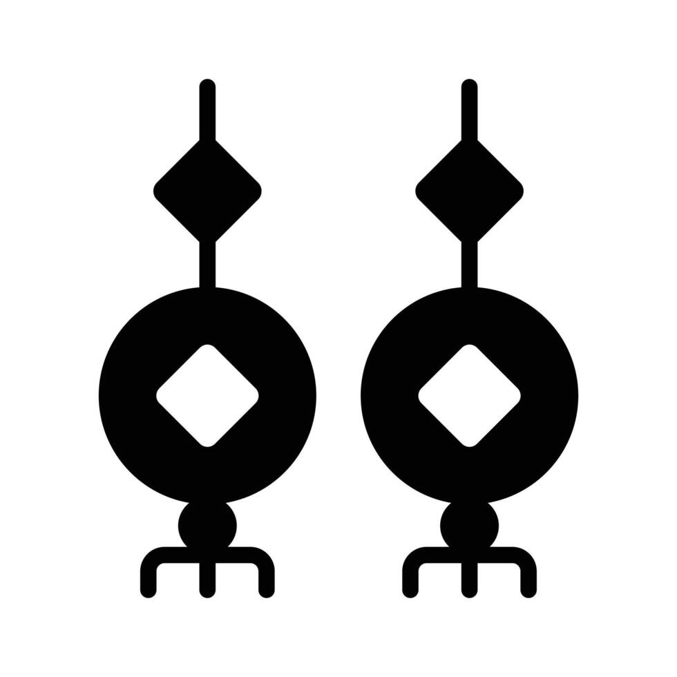 Amulet icon design in trendy style ready to use .,. vector