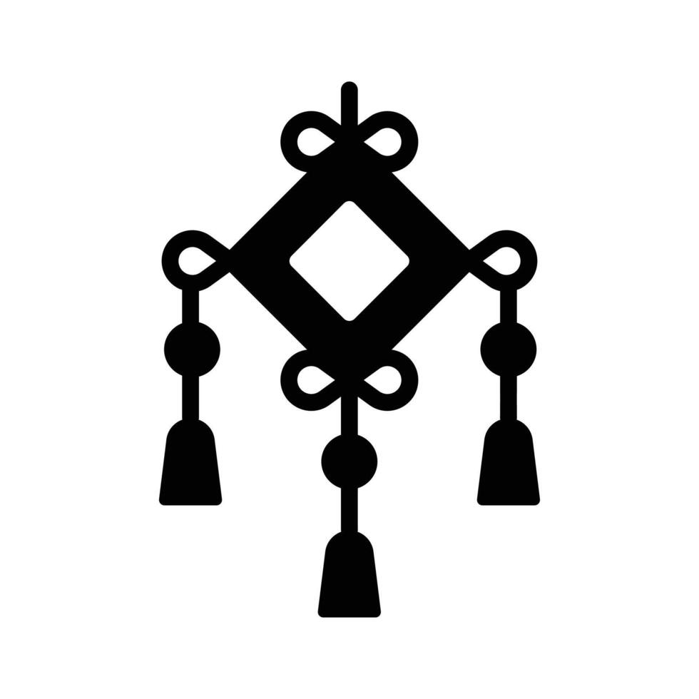 Have a look at this amazing icon of chinese knot in modern style., . vector