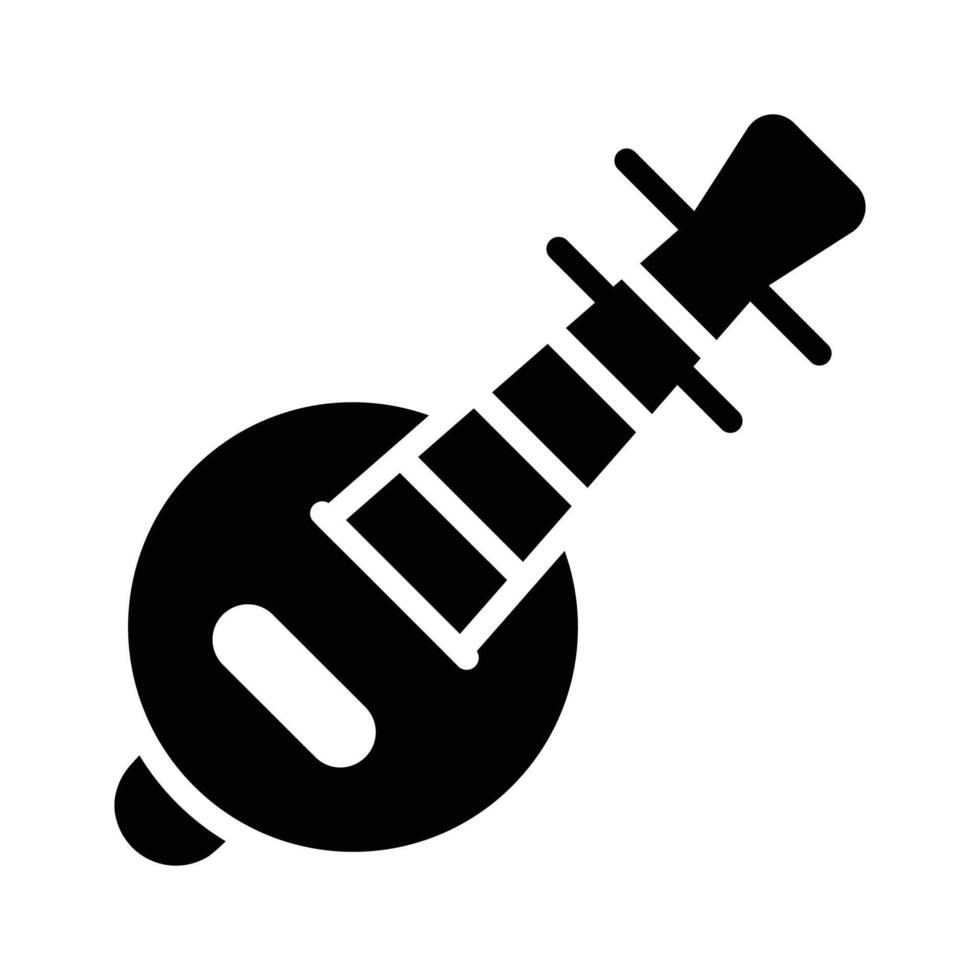 Have a look at this creatively crafted icon of chinese guitar, veena design vector