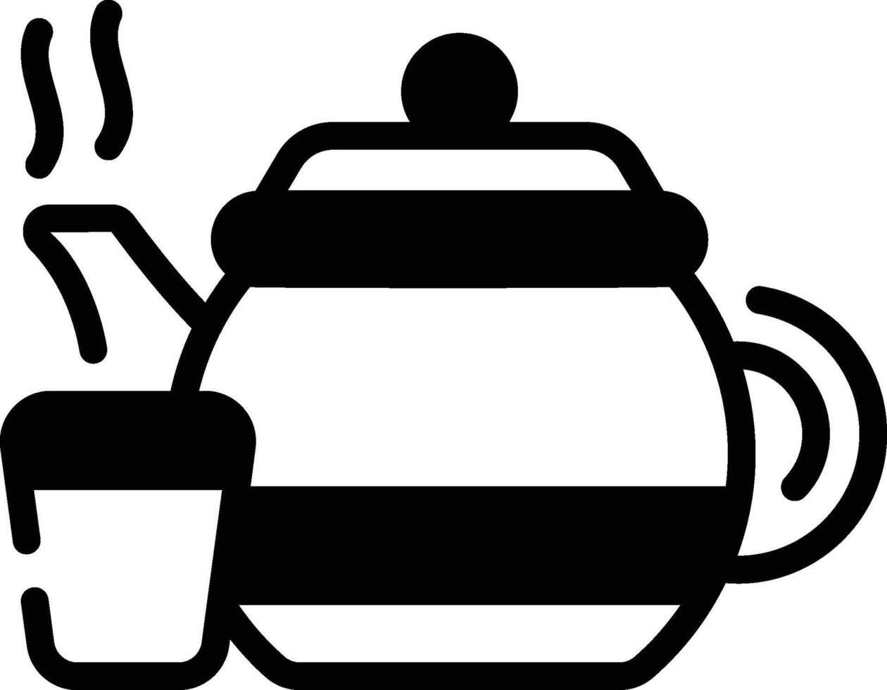 Beautifully designed icon of chinese cultural teapot, trendy editable .,. vector