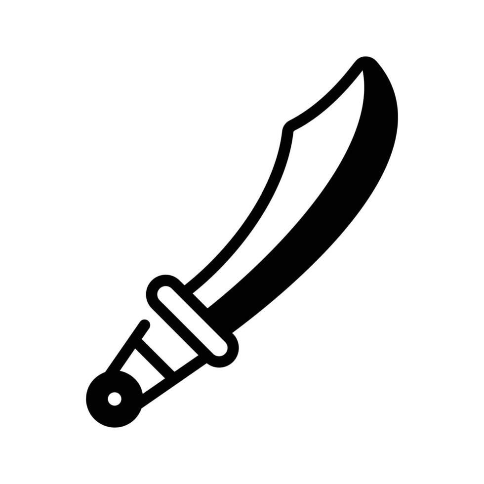 Samurai sword symbolizing bravery, honor, and Japanese culture..,. vector