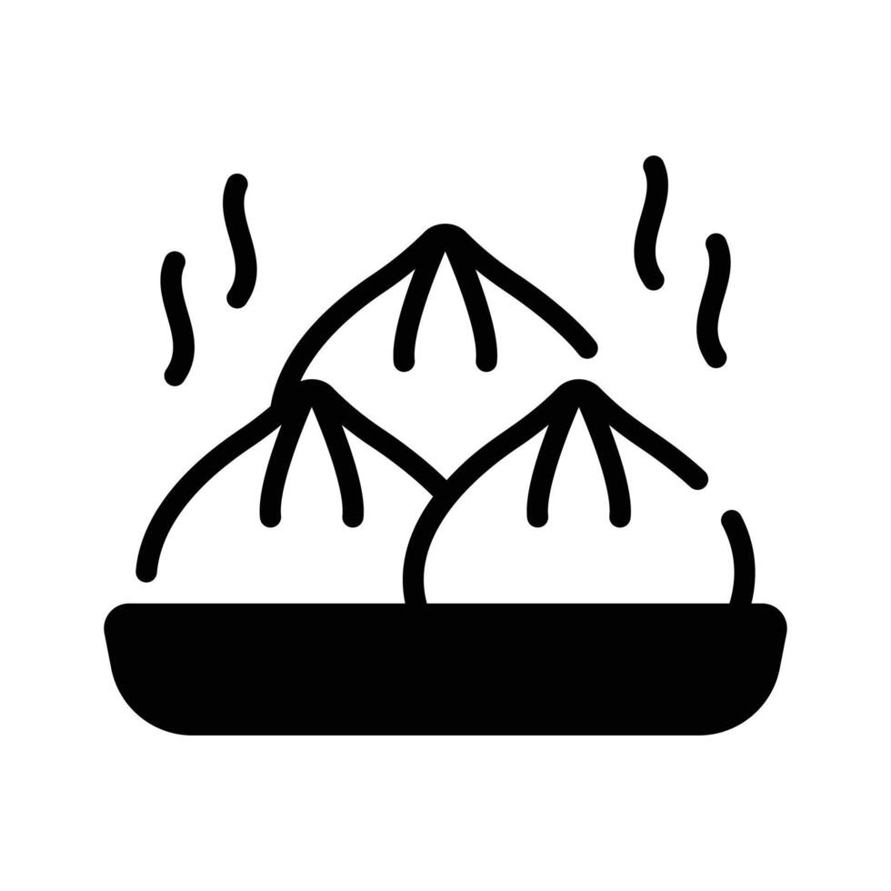 Traditional chinese dumplings, asian food, steamed chinese bun design.,. vector