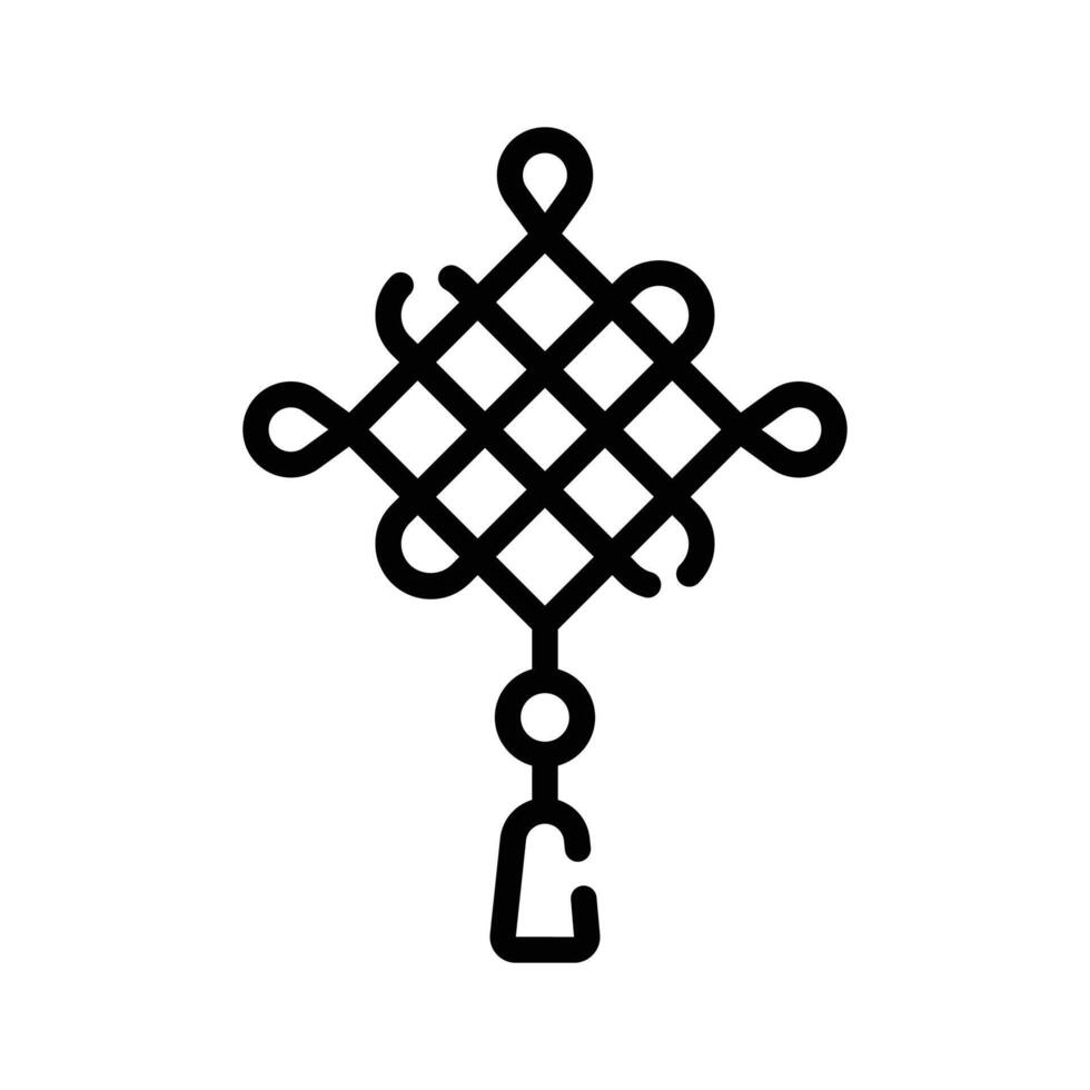 Have a look at this amazing icon of chinese knot in modern style., ' vector