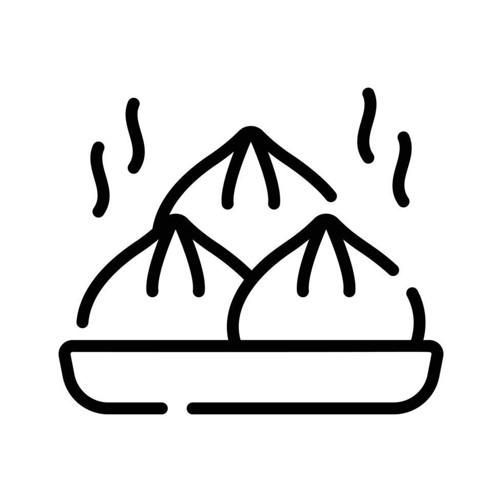 Traditional chinese dumplings, asian food, steamed chinese bun design.,. ' vector
