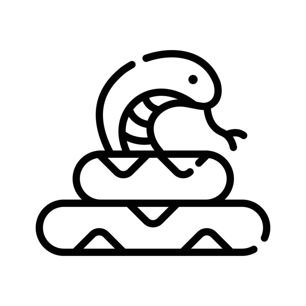 Take a look at this amazing icon of snake in modern style.,. ' vector