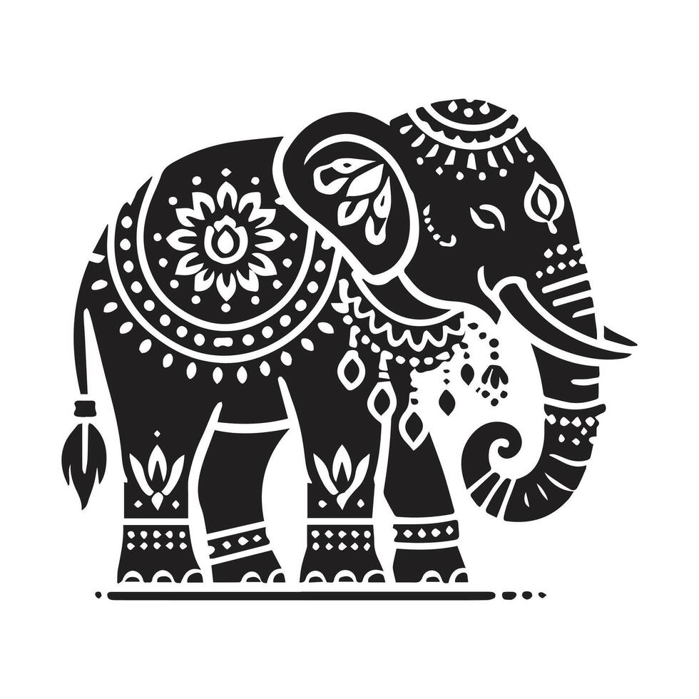 The Spirit of Indias Elephant vector