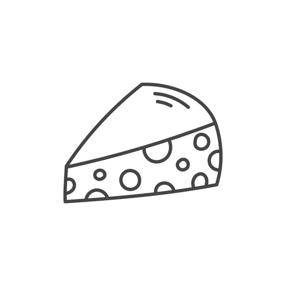 Piece of Cheese Icon vector