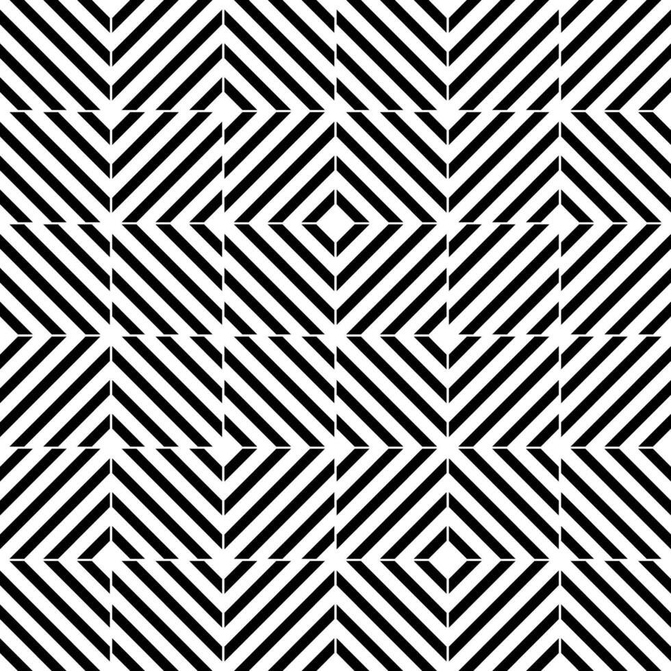 Abstract diagonal stripes pattern design background in black and white vector