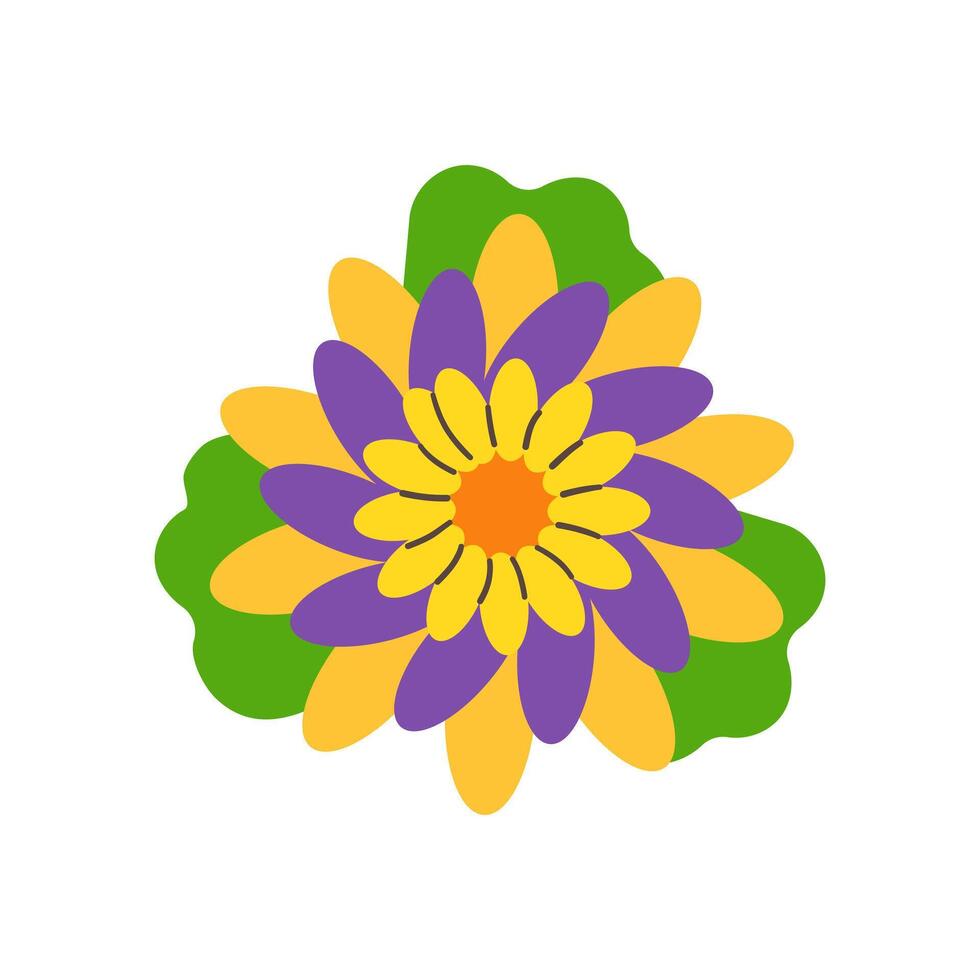 Mardi Gras carnival set icons, design element , flat style. Collection Mardi Gras flower, comedy and tragedy, party decorations. illustration, clip art isolate on white. vector