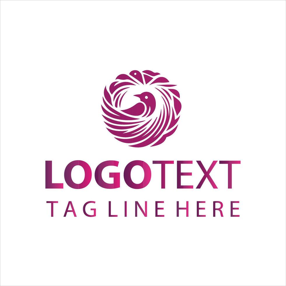 BrightNest Co Nest logo vector