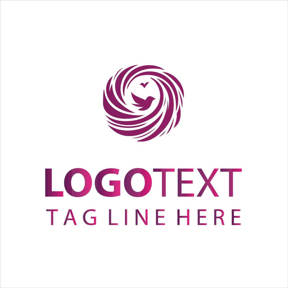 Tranquil Haven Nest logo vector