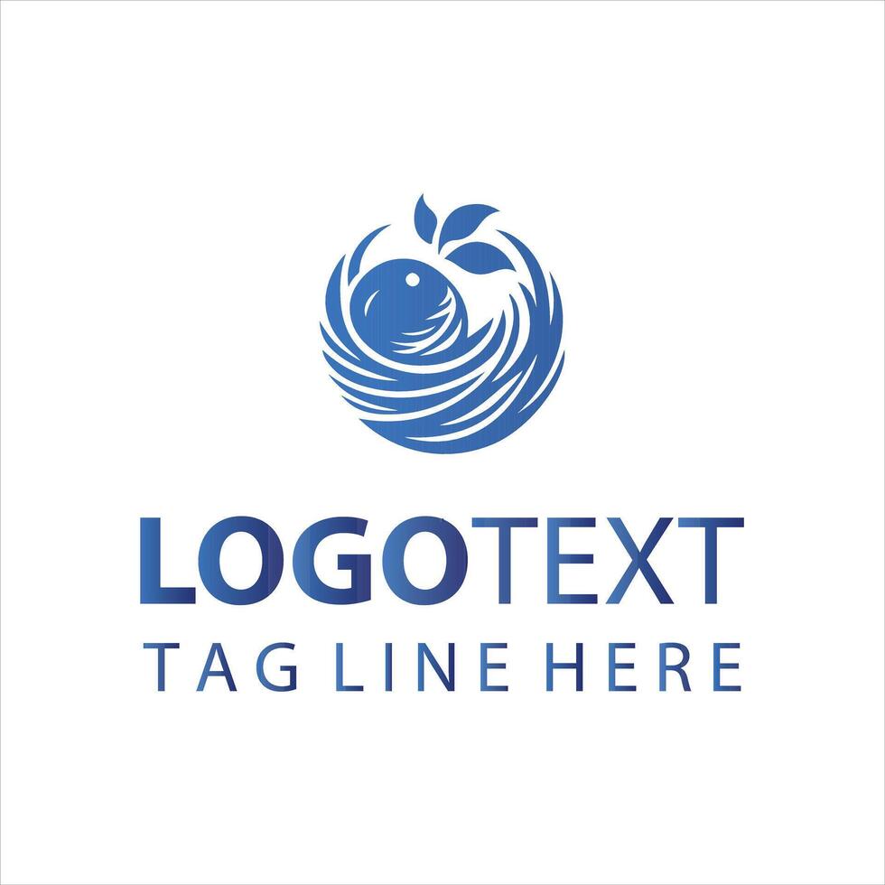 Feather Nest logo vector