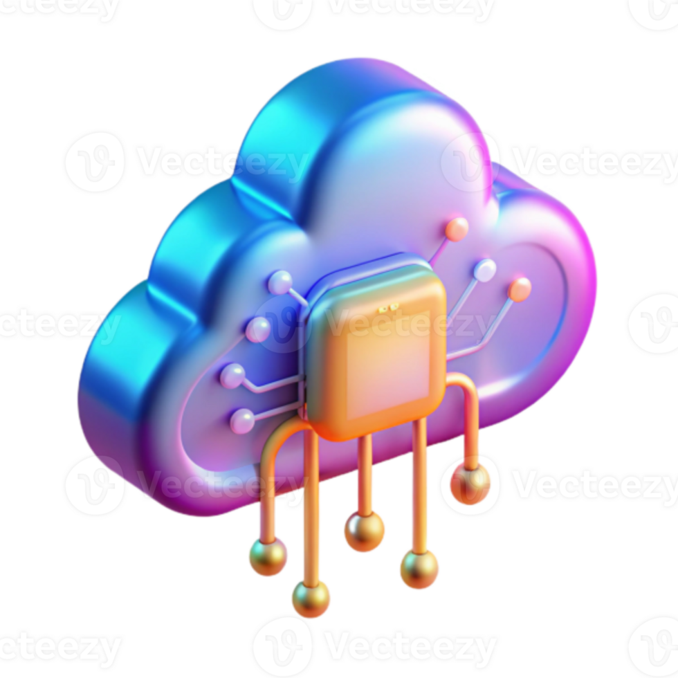 Illustration Cloud Computing Network Digital Data Server png