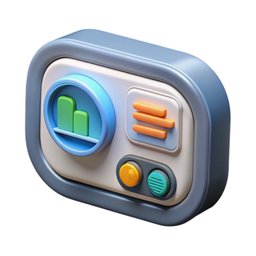 Render Colorful Control Panel Interface Icon png