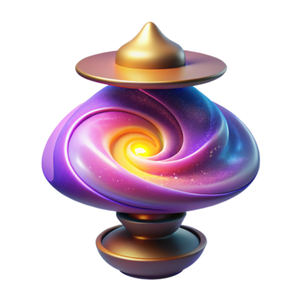 Cosmic Swirl Render Abstract Background Image png