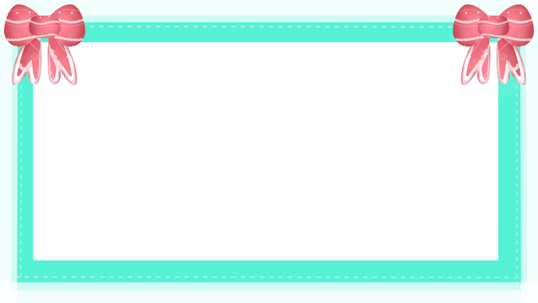 frame background decorated with blue frame and red bow png