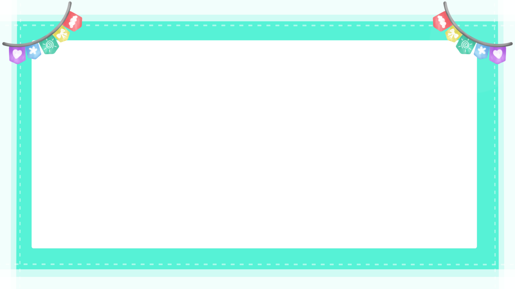 frame background decorated with blue frame and cute flag png