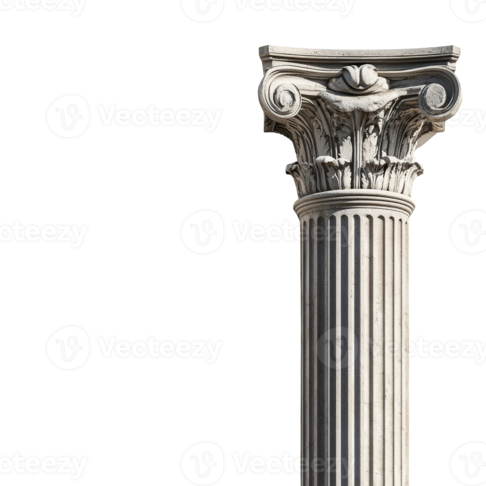 Classical Ionic Column Architectural Detail png