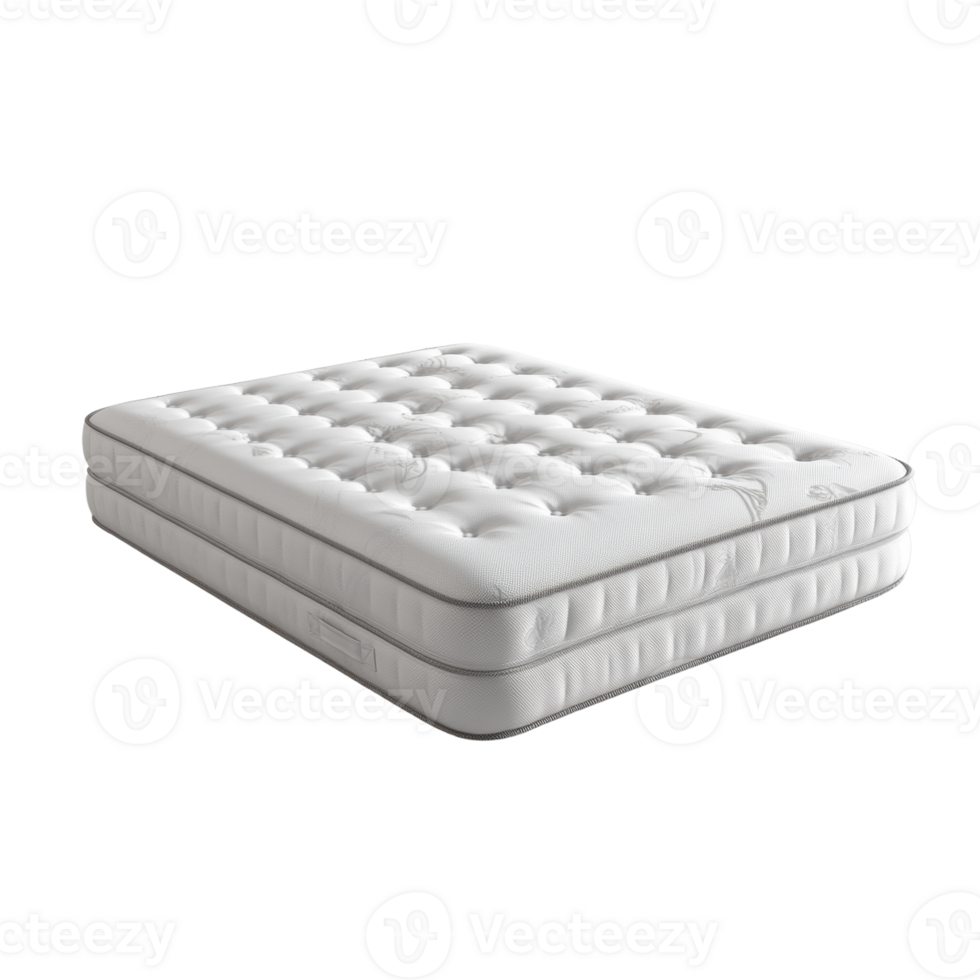 A Double Layered Mattress Displayed on Black Background png
