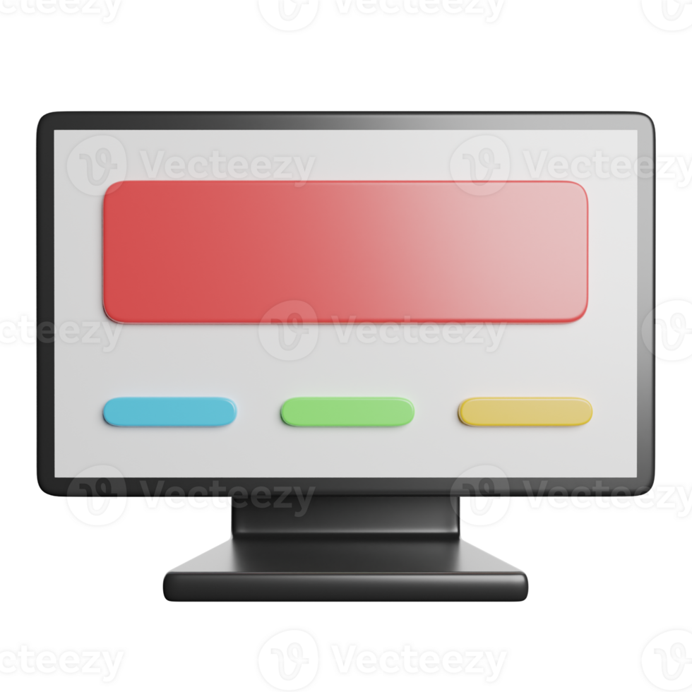Tv Screen Monitor png