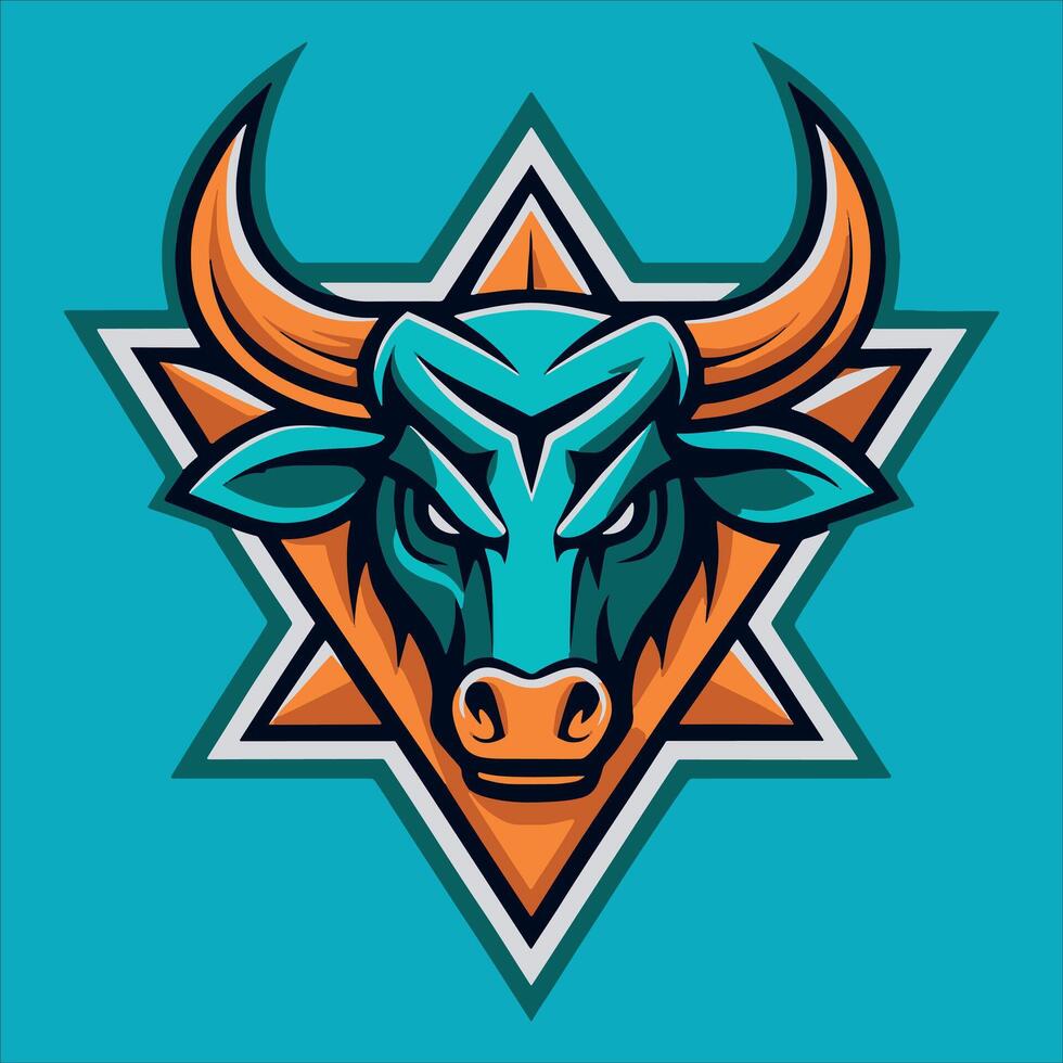 Head of Cattle vector