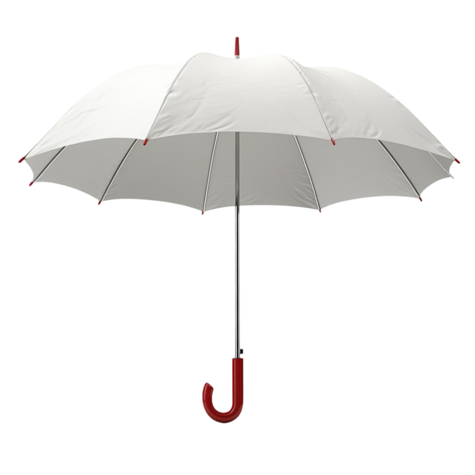 Classic Umbrella with Red Handle Display png